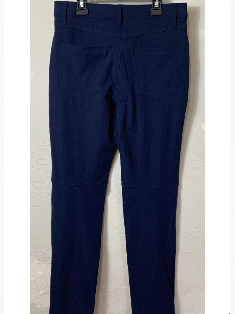 01.ALGO Mens Performance Tech Pants 28x32 Blue Golf Commuter Nylon Spandex Stret
